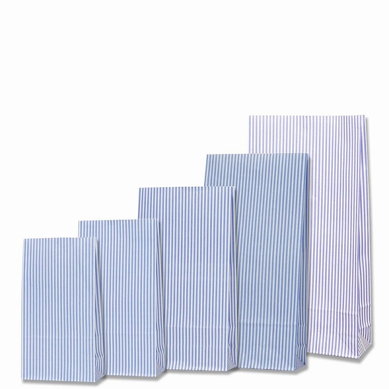 HEIKO 角底袋 ファンシーバッグ S3 モノストライプ B 100枚/袋