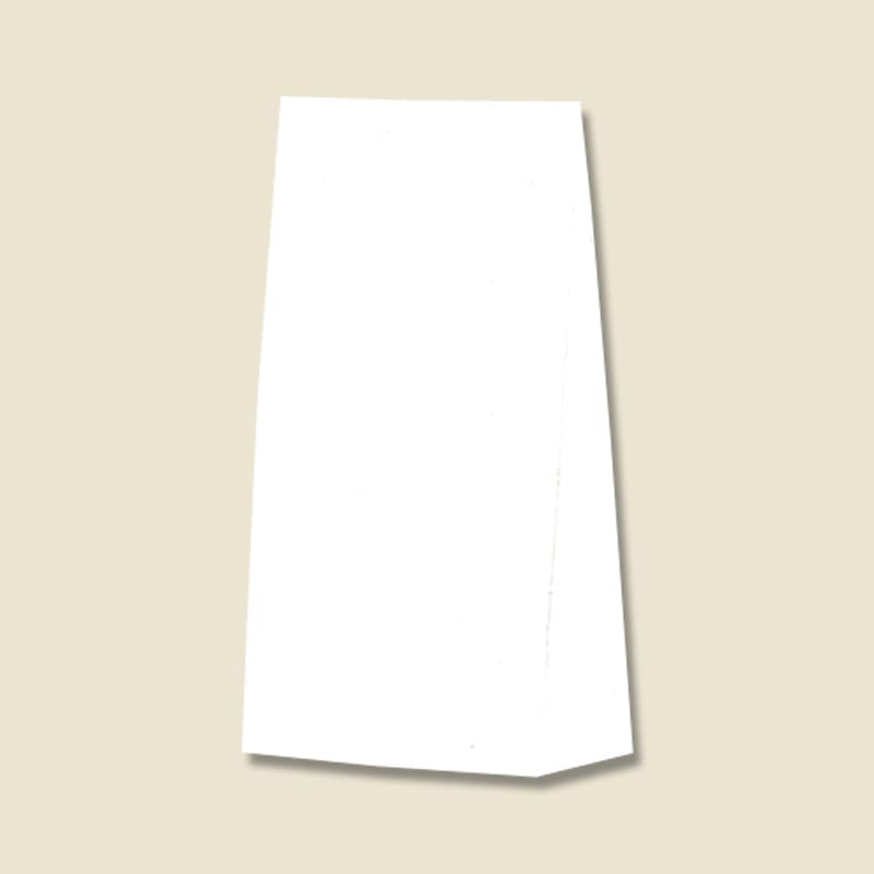 >HEIKO 角底袋 ファンシーバッグ S2 白無地 100枚/袋