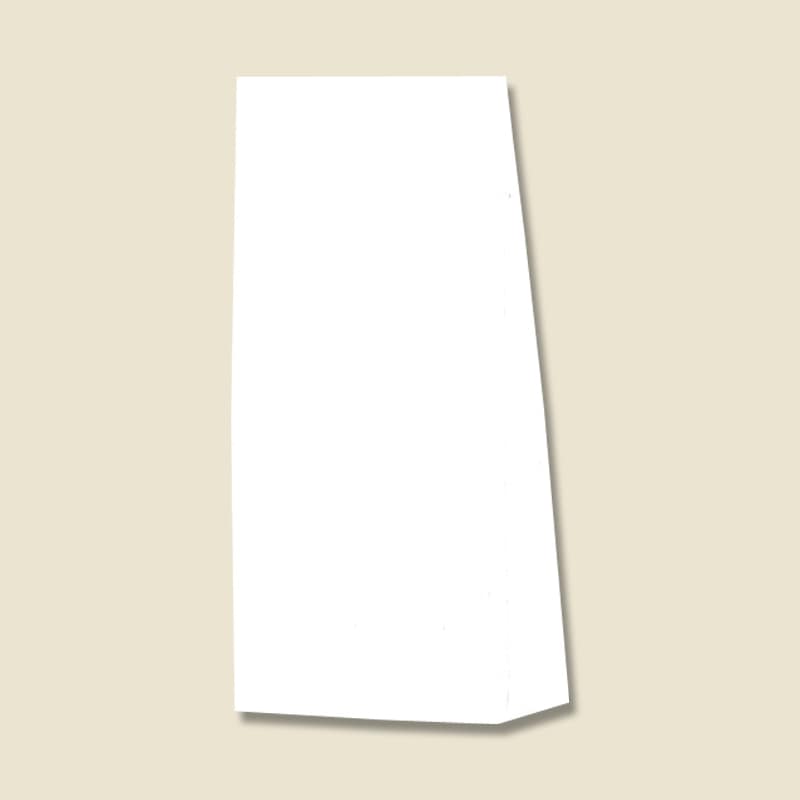 HEIKO 角底袋 ファンシーバッグ S4 白無地 100枚/袋