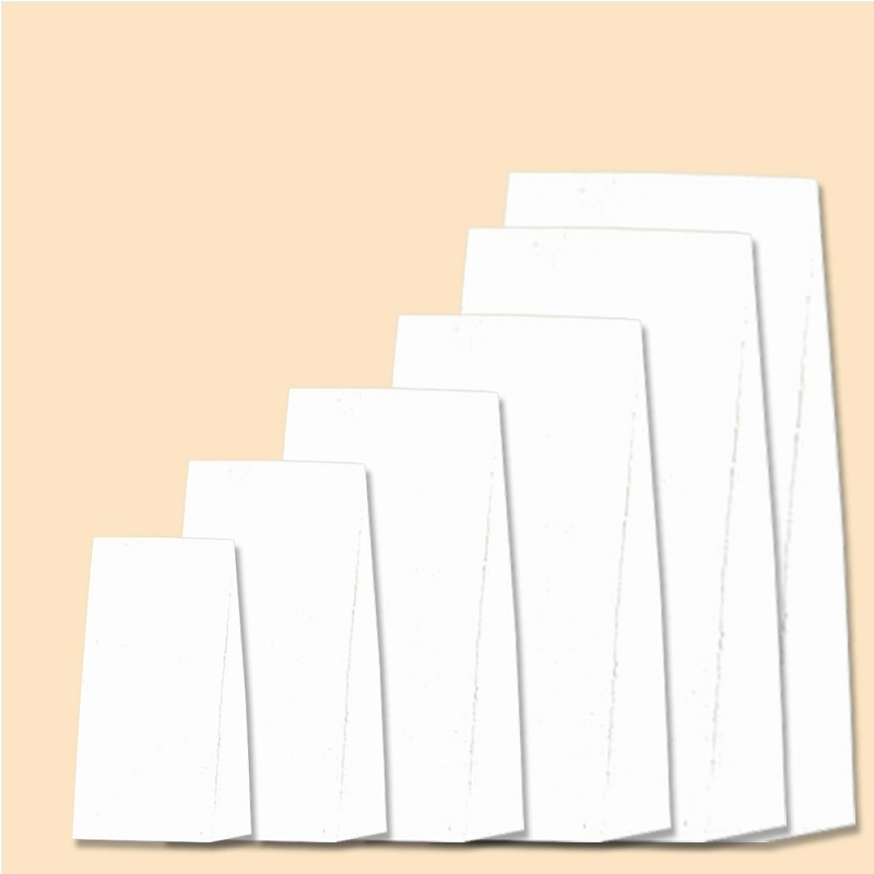 HEIKO 角底袋 ファンシーバッグ S4 白無地 100枚/袋