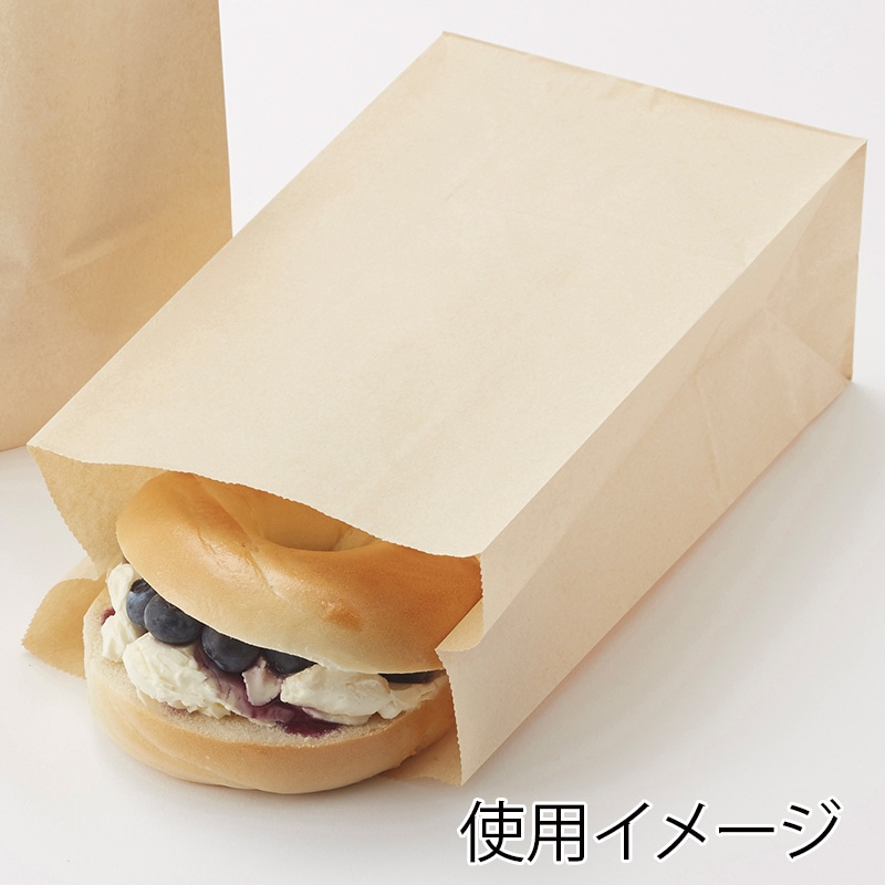 HEIKO 耐油角底袋 NO.4 未晒無地 50枚/袋