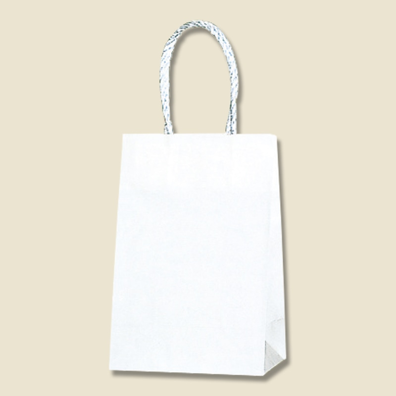 HEIKO 紙袋 スムースバッグ 16-2 白無地 25枚/袋