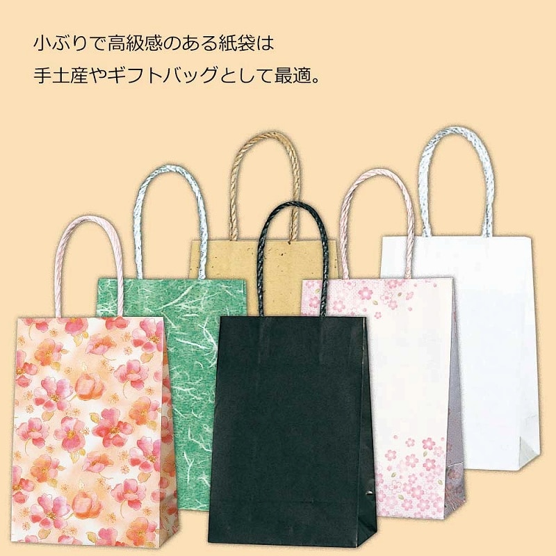 HEIKO 紙袋 スムースバッグ 16-2 黒無地 25枚/袋