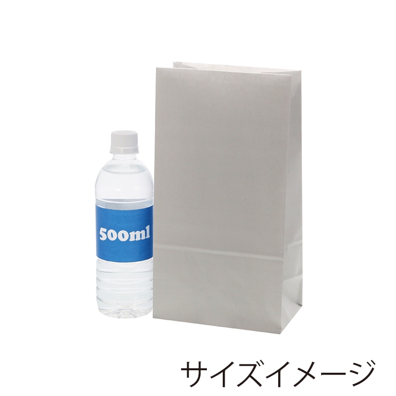 HEIKO 角底袋 ファンシーバッグ K6 ニュアンスグレー 50枚/袋