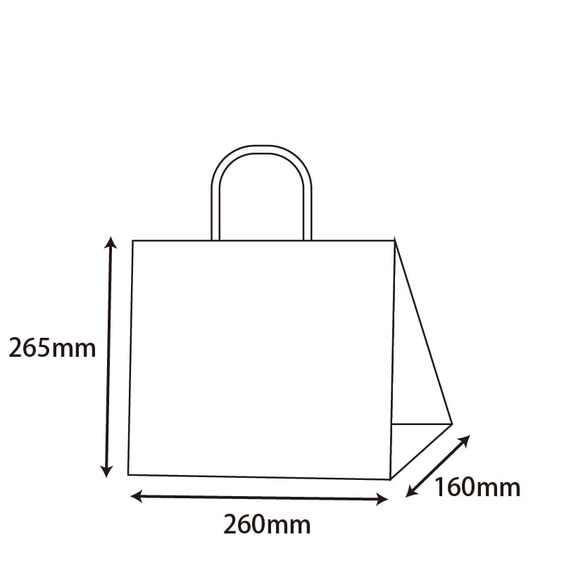 HEIKO 紙袋 スムースバッグ 26-16 未晒無地 25枚/袋
