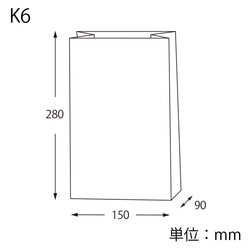 HEIKO 角底袋 ファンシーバッグ K6 ニュアンスピンク 50枚/袋