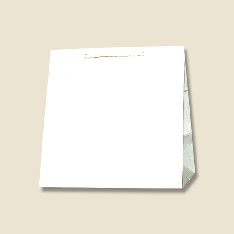 HEIKO 紙袋 T型チャームバッグ W2 白無地 50枚/袋