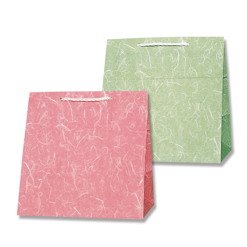 HEIKO 紙袋 T型チャームバッグ W2 雲竜 赤 50枚/袋