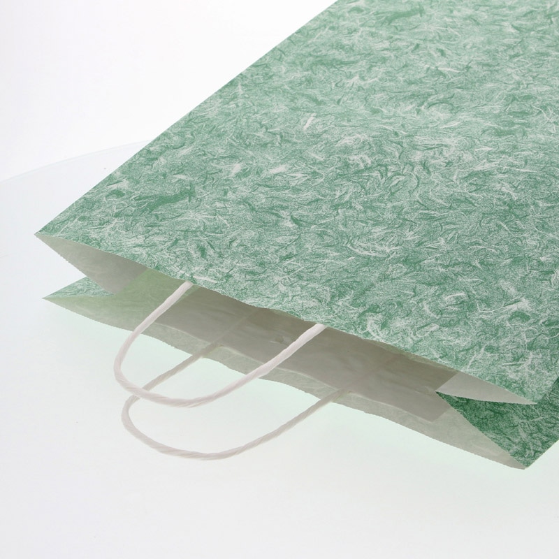 HEIKO 紙袋 25チャームバッグ 25CB 2才 雲竜 緑 50枚/袋