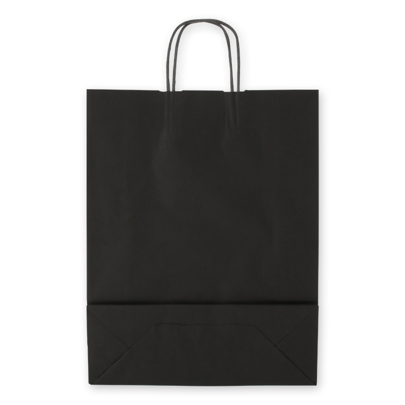 HEIKO 紙袋 25チャームバッグ 25CB 2才 黒無地 50枚/袋