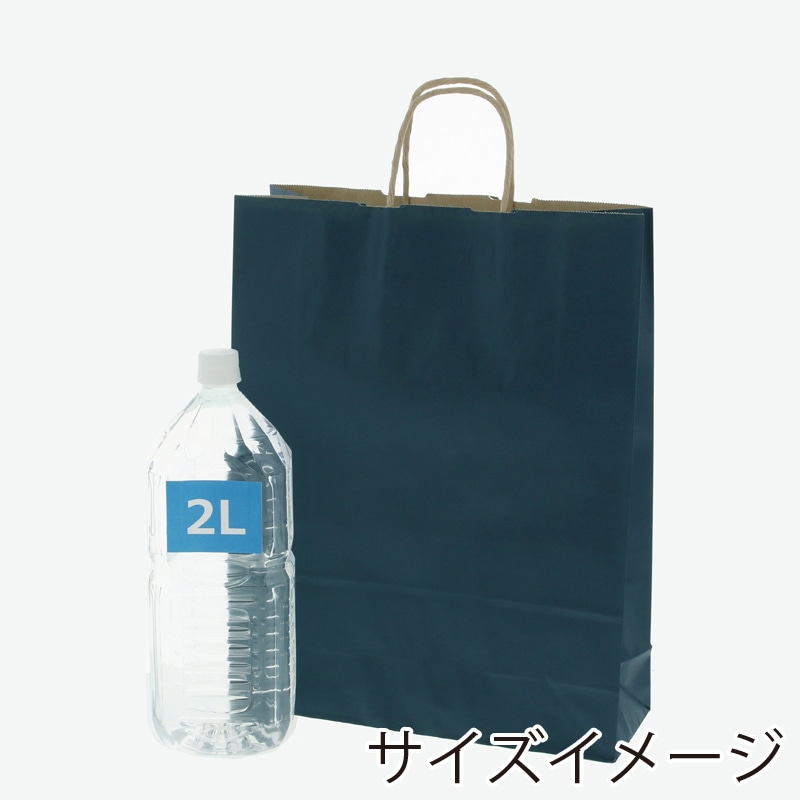 HEIKO 紙袋 25チャームバッグ 25CB 2才 未晒 紺C 50枚/袋