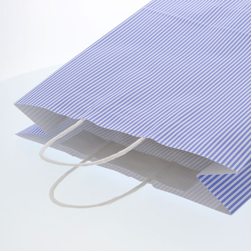 HEIKO 紙袋 25チャームバッグ 25CB 2才 モノストライプ B 50枚/袋