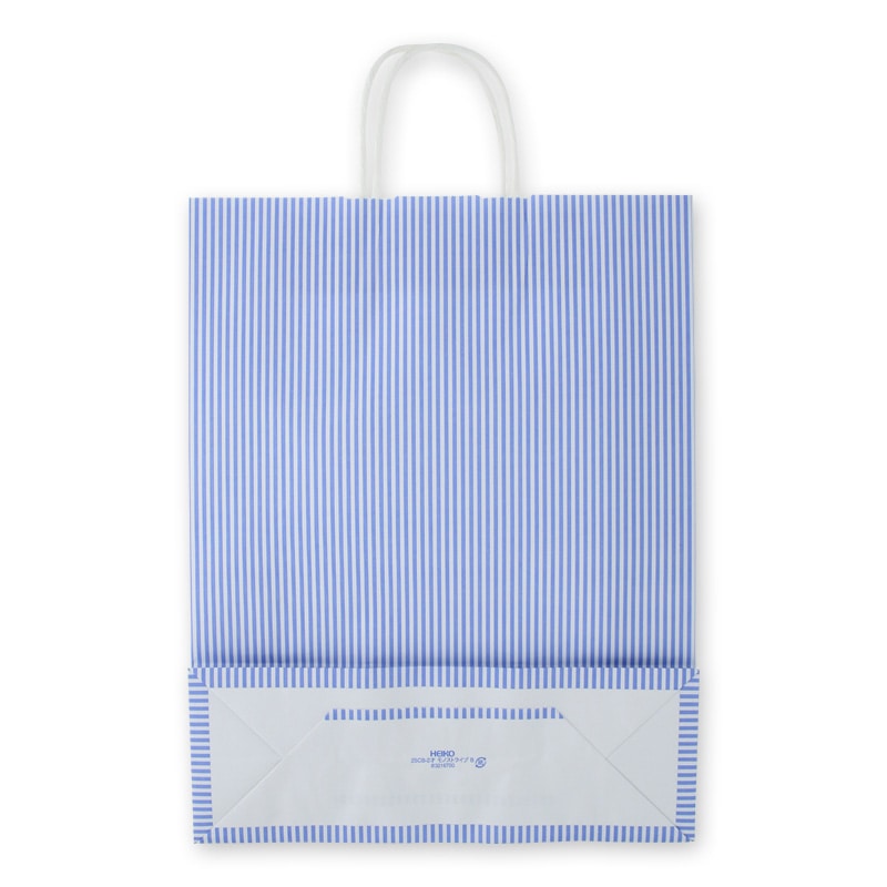 HEIKO 紙袋 25チャームバッグ 25CB 2才 モノストライプ B 50枚/袋