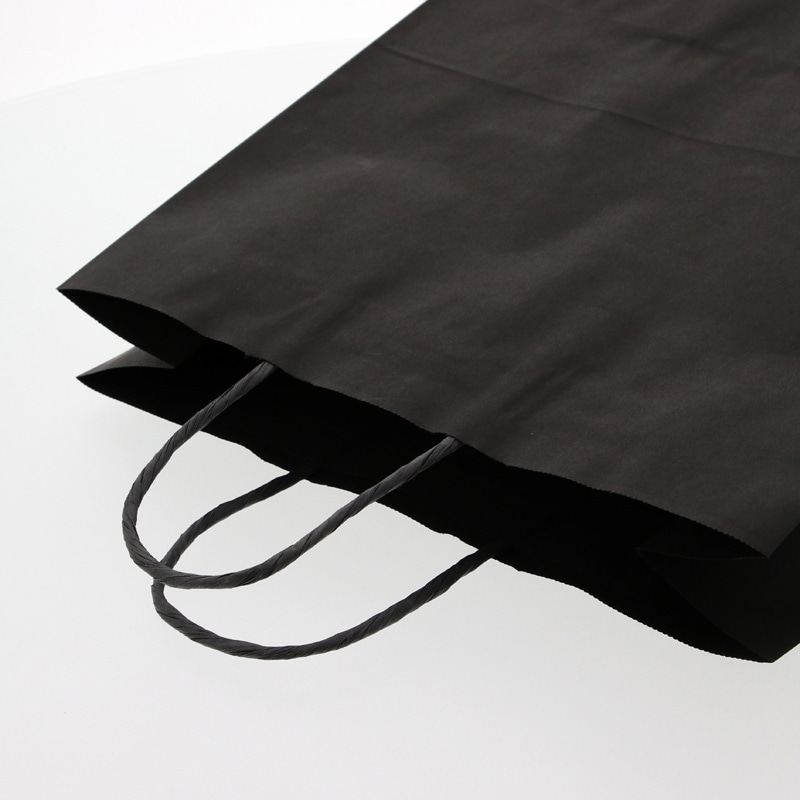 HEIKO 紙袋 25チャームバッグ 25CB 3才 黒無地 50枚/袋