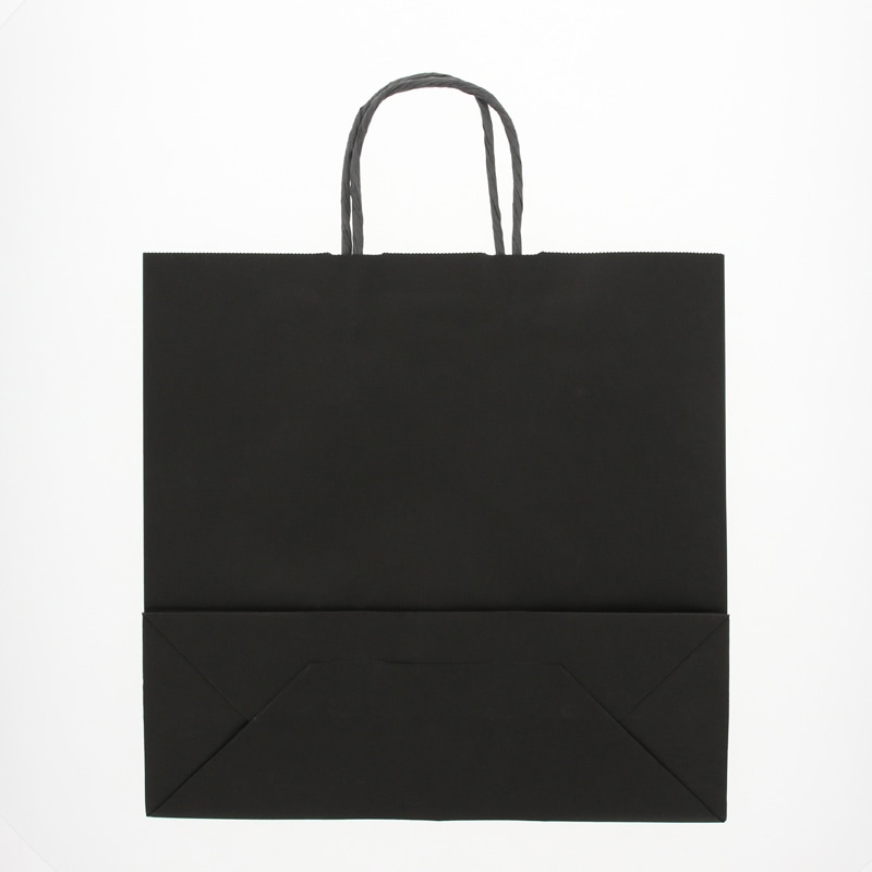 HEIKO 紙袋 25チャームバッグ 25CB 3才 黒無地 50枚/袋