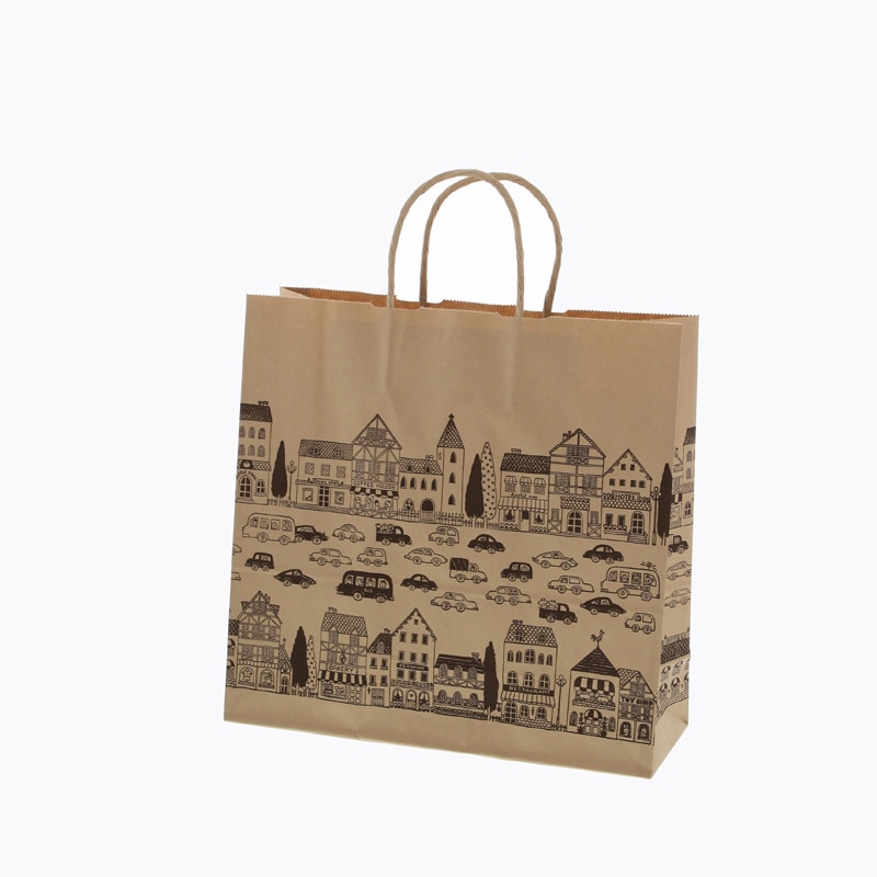 HEIKO 紙袋 25チャームバッグ 25CB 3才 ニュータウンB 50枚/袋