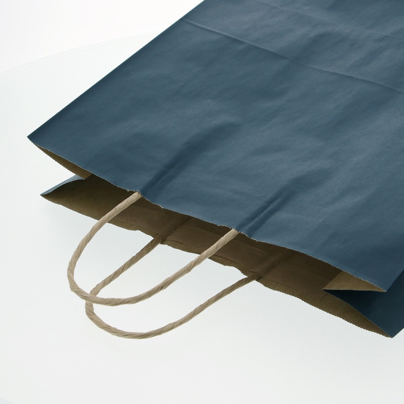 HEIKO 紙袋 25チャームバッグ 25CB 3才 未晒 紺C 50枚/袋