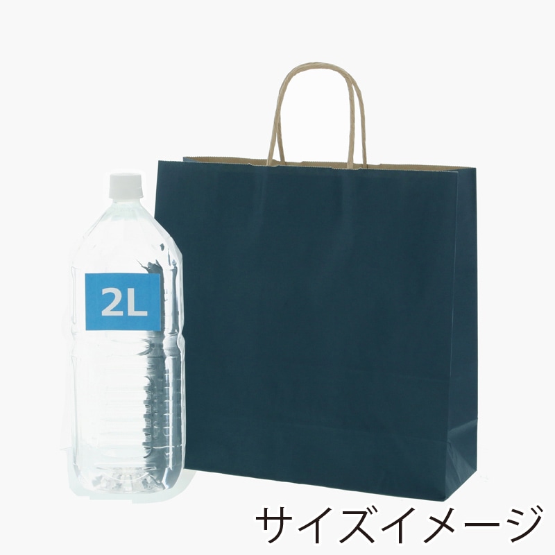 HEIKO 紙袋 25チャームバッグ 25CB 3才 未晒 紺C 50枚/袋