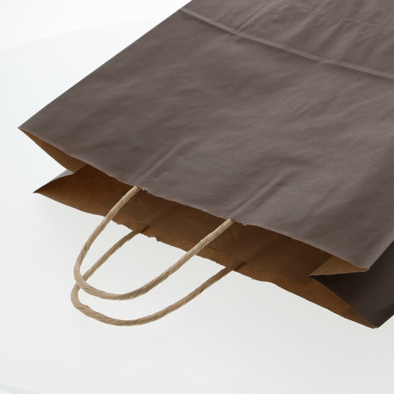 HEIKO 紙袋 25チャームバッグ 25CB 3才 未晒 焦茶C 50枚/袋