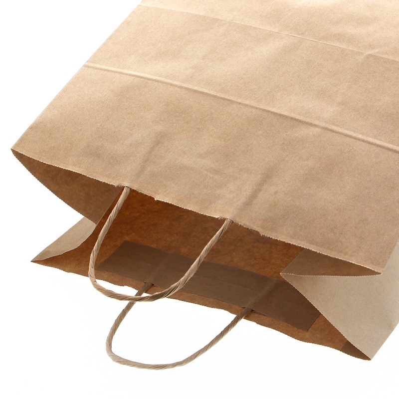 HEIKO 手提げ紙袋 25チャームバッグ 30-3 未晒無地 50枚/袋