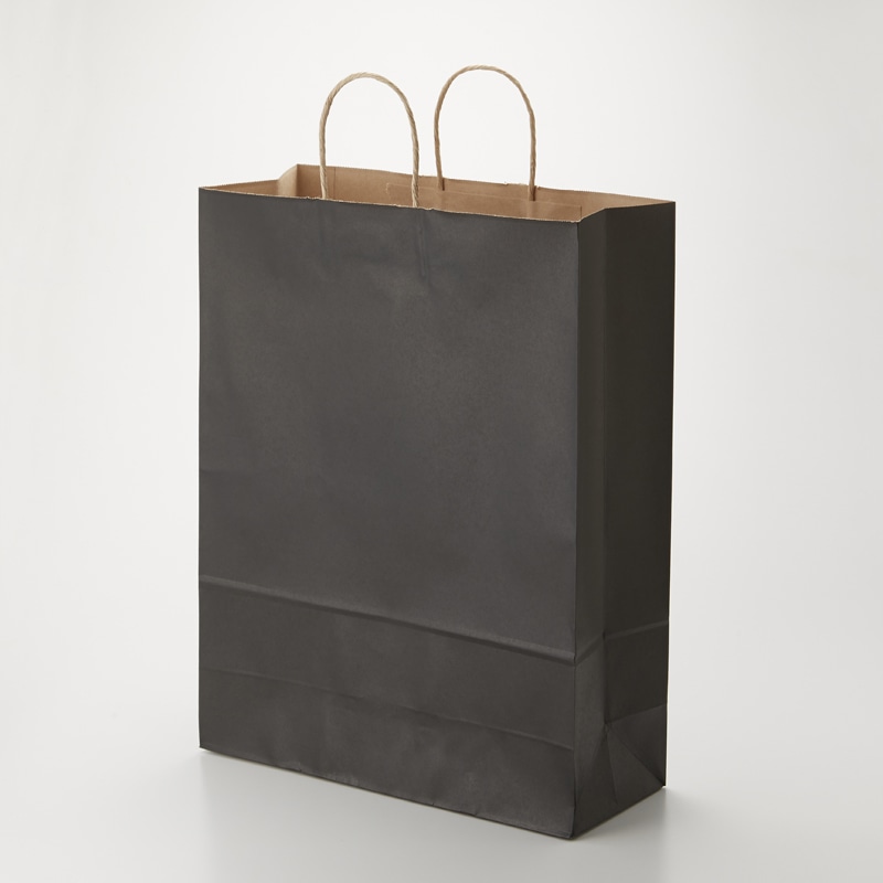 HEIKO 紙袋 25チャームバッグ 25CB カスタムB 未晒 黒C 50枚/袋