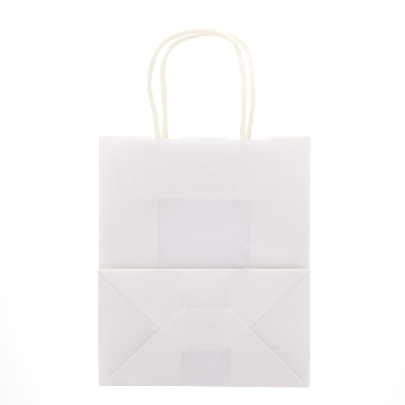 HEIKO 紙袋 25チャームバッグ 25CB 21-12 晒白無地 50枚/袋 003266000