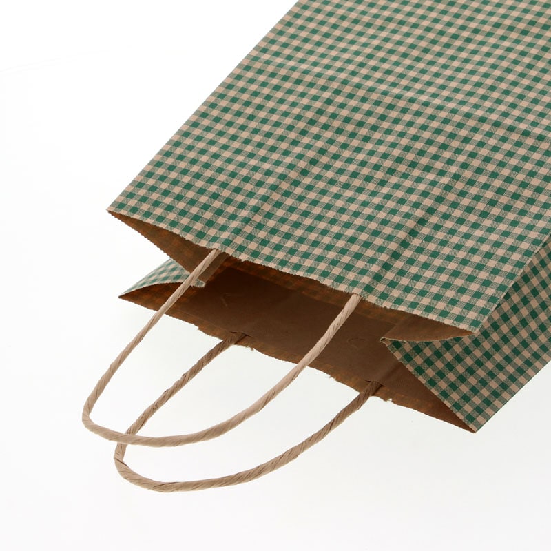 HEIKO 紙袋 25チャームバッグ 25CB 21-12 ギンガム2 G 50枚/袋