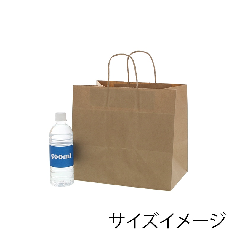 HEIKO 紙袋 25チャームバッグ 25CB 30-21 未晒無地 50枚/袋