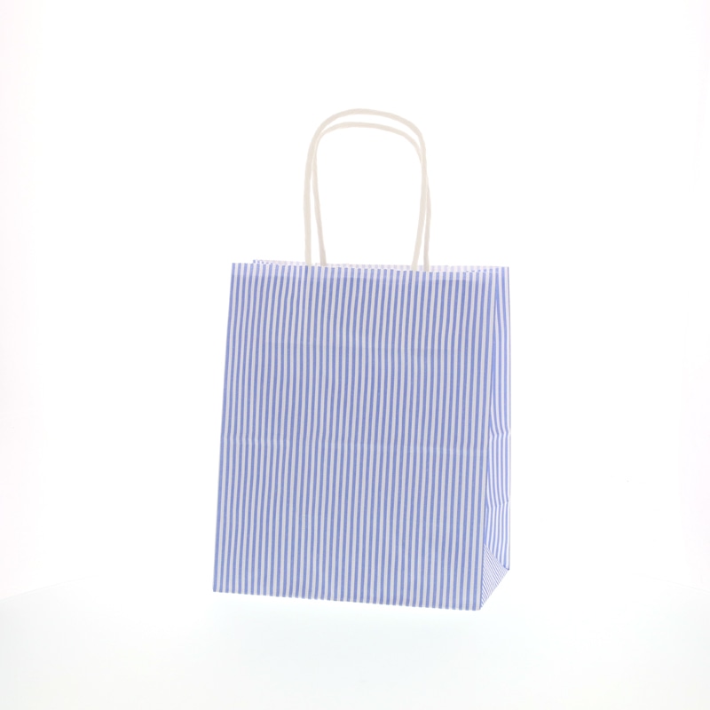 HEIKO 紙袋 25チャームバッグ 25CB 21-12 モノストライプ B 50枚/袋