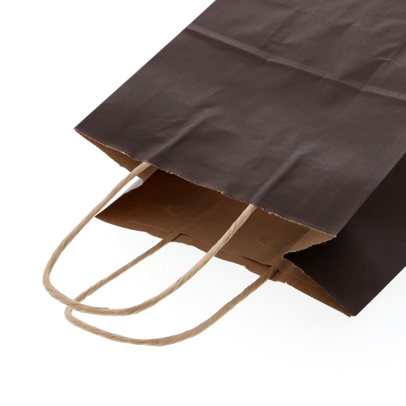 HEIKO 紙袋 25チャームバッグ 25CB 21-12 未晒 焦茶C 50枚/袋