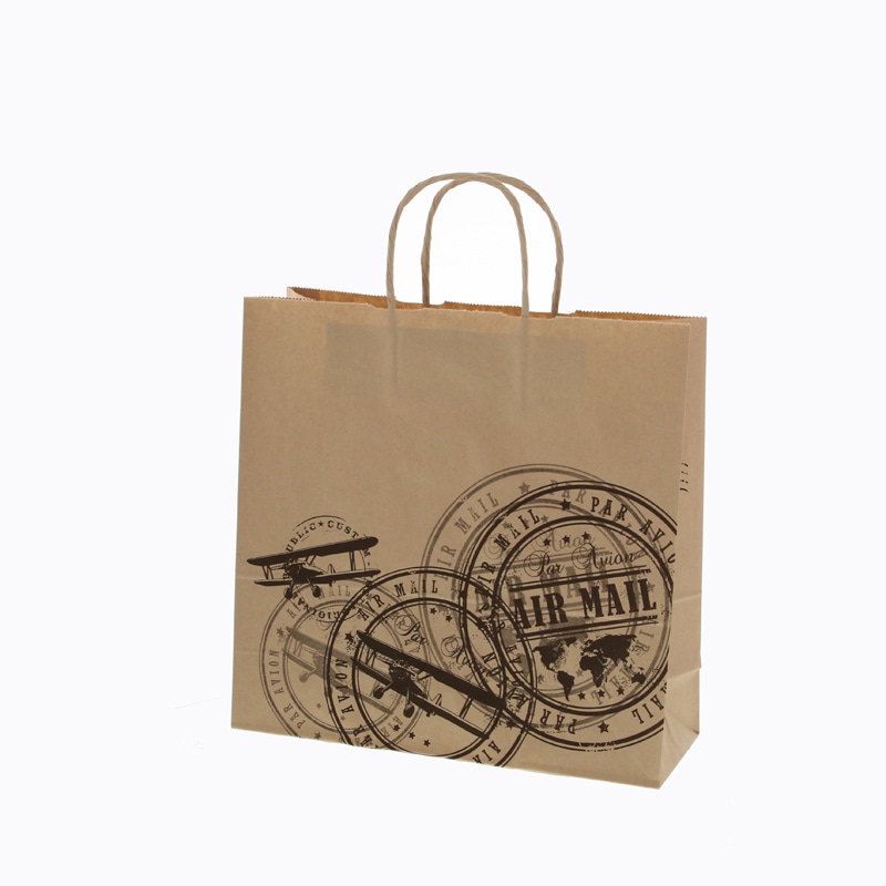 HEIKO 紙袋 25チャームバッグ 25CB 3才 プレインスタンプ 50枚/袋