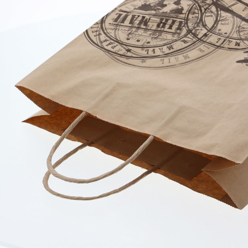 HEIKO 紙袋 25チャームバッグ 25CB 3才 プレインスタンプ 50枚/袋