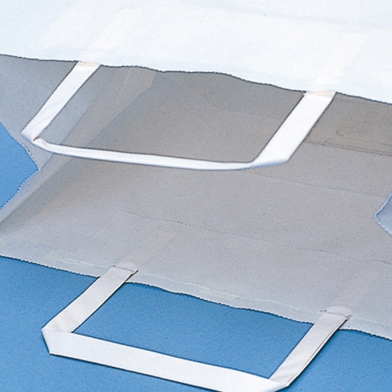 HEIKO 紙袋 Hフラットチャームバッグ 280-1(平手) N白無地 50枚/袋