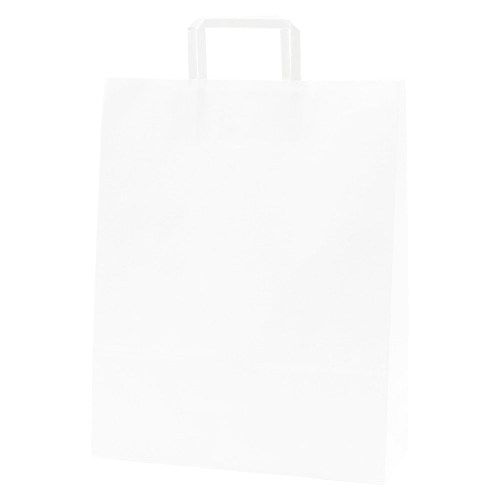 HEIKO 紙袋 H25チャームバッグ 2才(平手) 晒白無地 50枚/袋