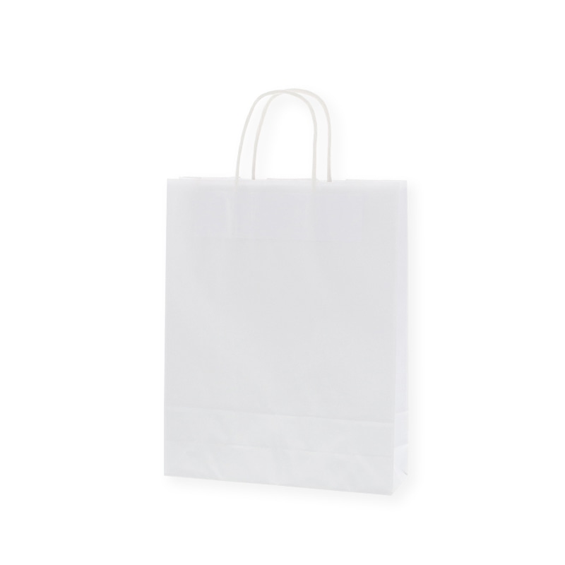 HEIKO 紙袋 25チャームバッグ 25CB MS1 晒白無地 50枚/袋