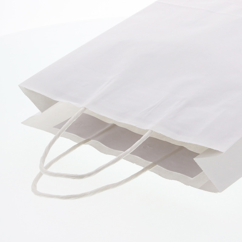 HEIKO 紙袋 25チャームバッグ 25CB MS1 晒白無地 50枚/袋 003276011