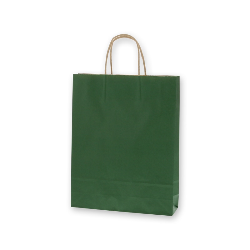 HEIKO 紙袋 25チャームバッグ 25CB MS1 未晒 グリーンC 50枚/袋