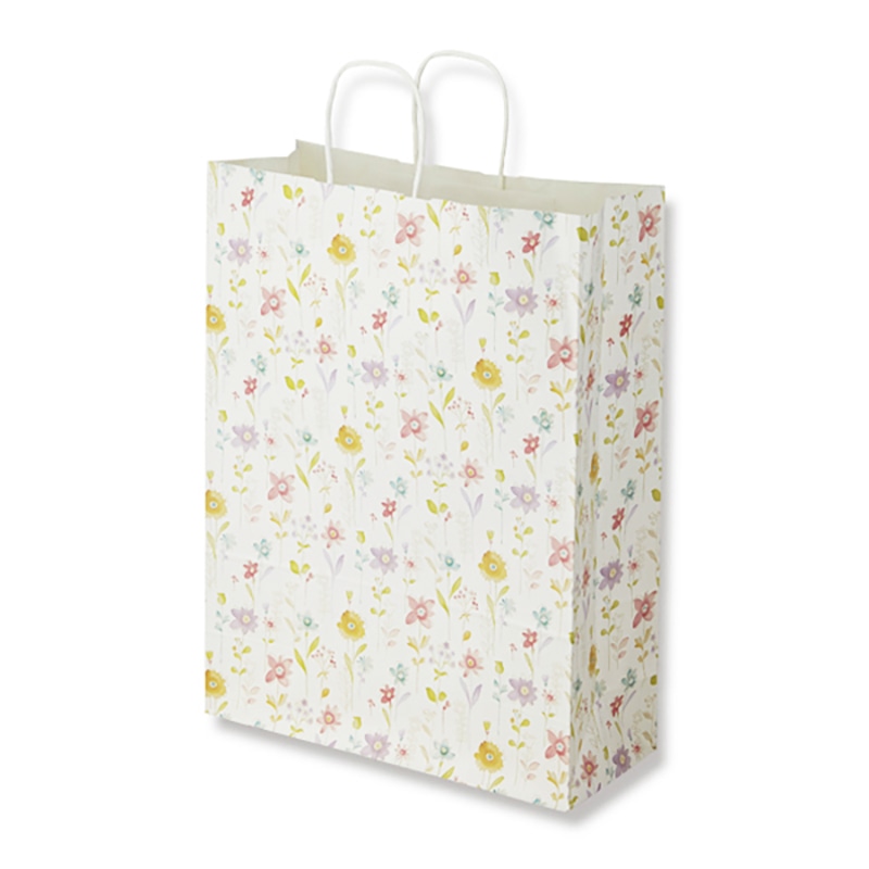 HEIKO 紙袋 25チャームバッグ 25CB カスタムB フラワーアラカルト 50枚/袋