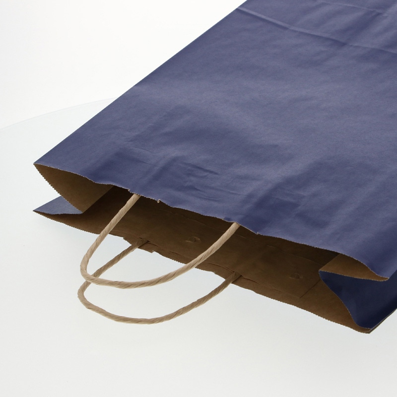 HEIKO 紙袋 25チャームバッグ 25CB 2才 未晒ネイビーN C 50枚/袋