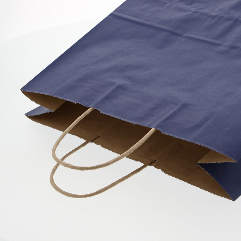 HEIKO 紙袋 25チャームバッグ 25CB 3才 未晒ネイビーN C 50枚/袋