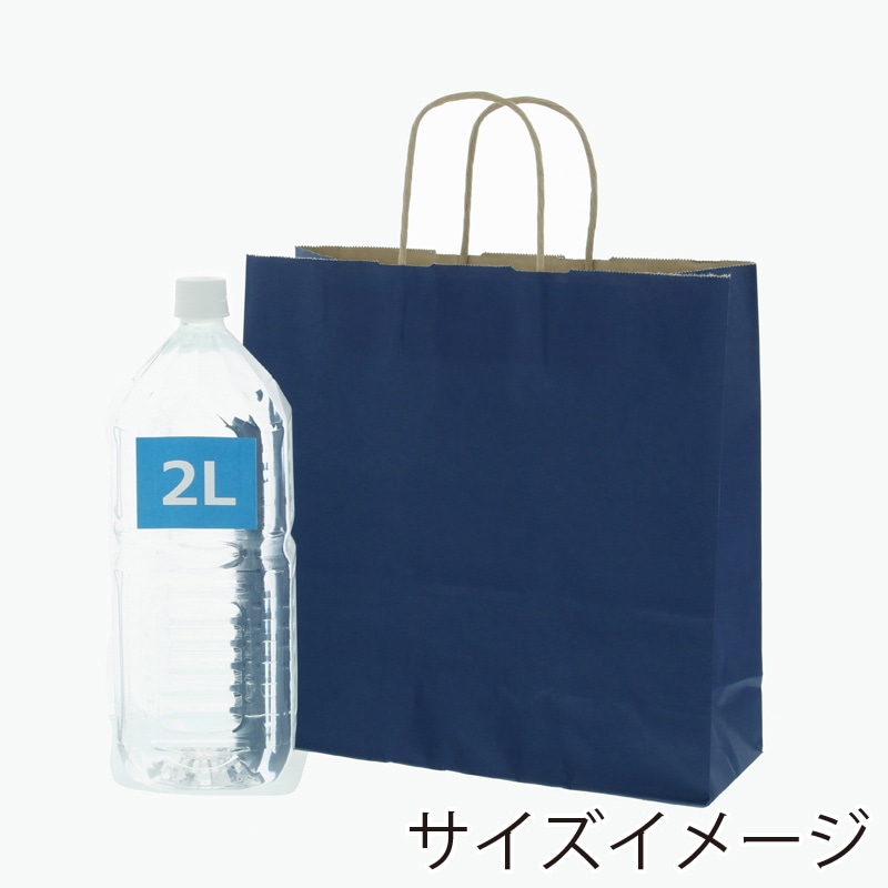 HEIKO 紙袋 25チャームバッグ 25CB 3才 未晒ネイビーN C 50枚/袋