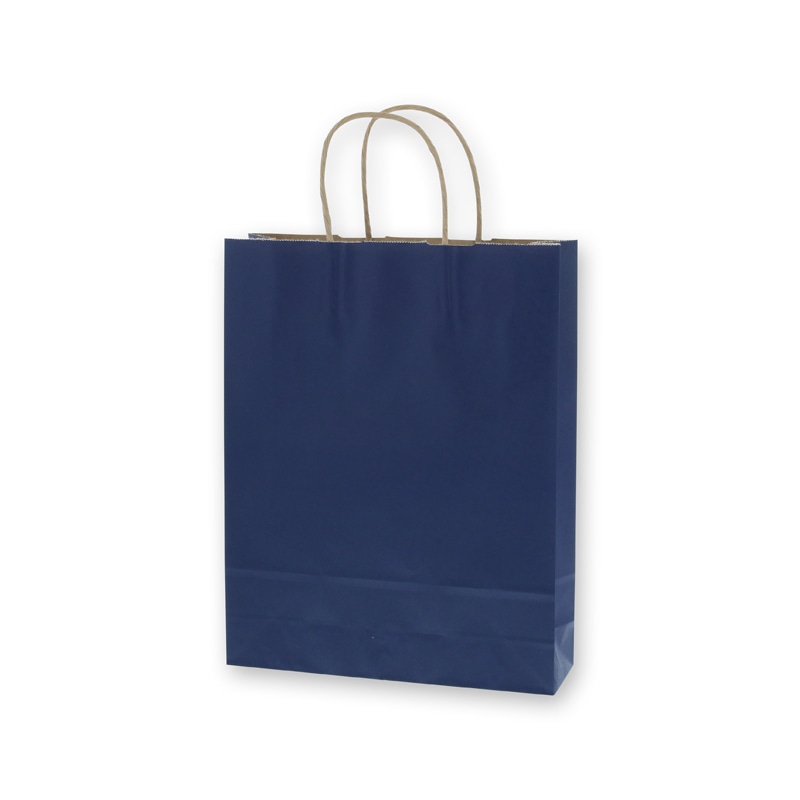 HEIKO 紙袋 25チャームバッグ 25CB MS1 未晒ネイビーN C 50枚/袋