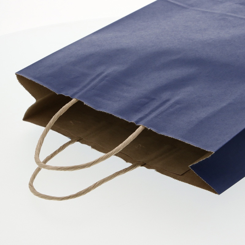 HEIKO 紙袋 25チャームバッグ 25CB MS1 未晒ネイビーN C 50枚/袋