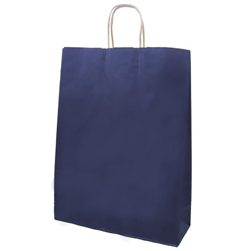 HEIKO 紙袋 25チャームバッグ 25CB カスタムB 未晒ネイビーN C 50枚/袋