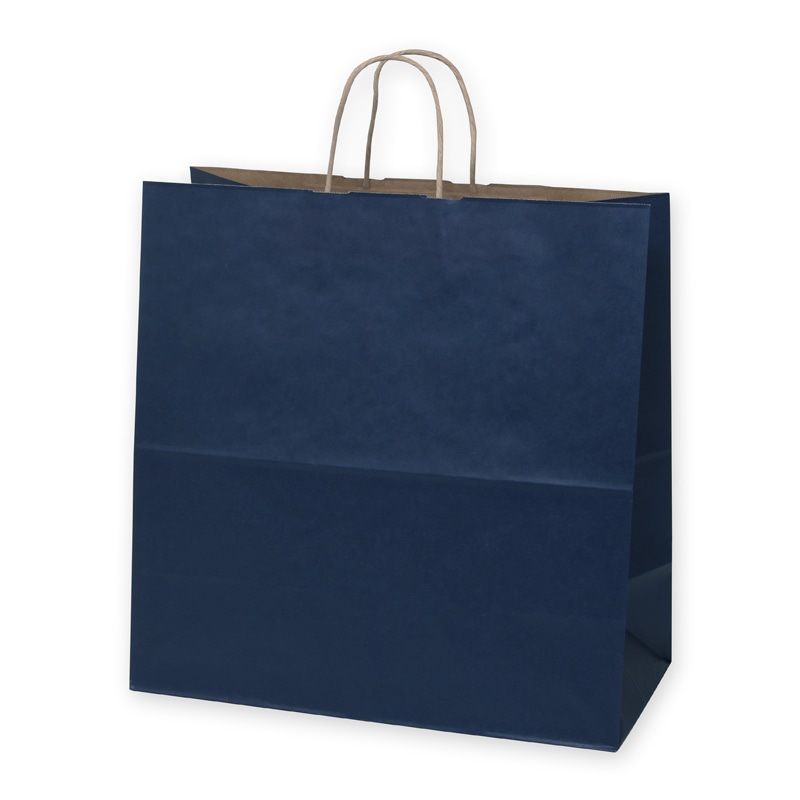 HEIKO 紙袋 25チャームバッグ 25CB 45-1 未晒ネイビーN C 50枚/袋