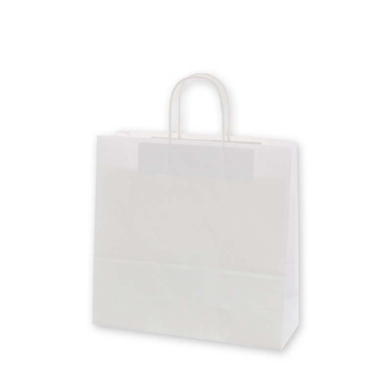 HEIKO 紙袋 25チャームバッグ 25CB 3才 E晒白無地 50枚/袋