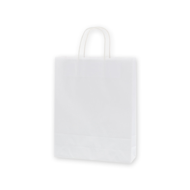 HEIKO 紙袋 25チャームバッグ 25CB MS1 晒白無地 50枚/袋