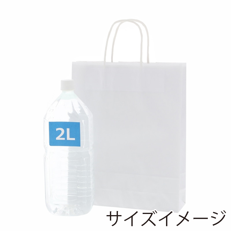 HEIKO 紙袋 25チャームバッグ 25CB MS1 晒白無地 50枚/袋
