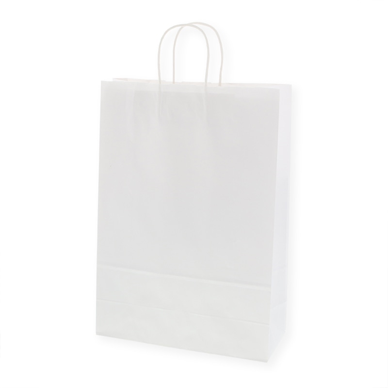 HEIKO 紙袋 25チャームバッグ 25CB スタンダード 晒白無地 50枚/袋