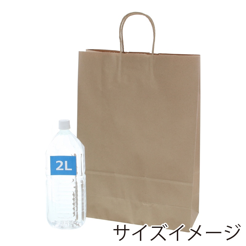 HEIKO 紙袋 25チャームバッグ 25CB スタンダード 未晒無地 50枚/袋